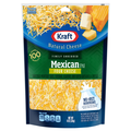 Kraft Finely Shredded Mexican Style Four Cheese Blend