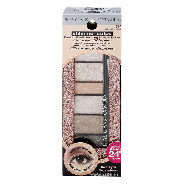 Physicians Formula Shimmer Strips Shadow & Liner Nude Eyes 6407