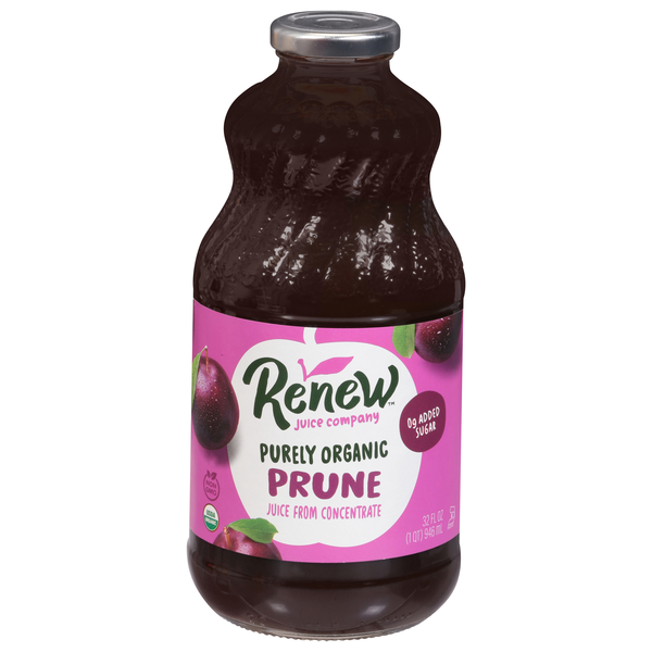 Save on Renew Juice Company Purely Organic Prune Juice from