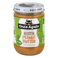 Once Again Organic Unsweetened Salt Free Creamy Peanut Butter