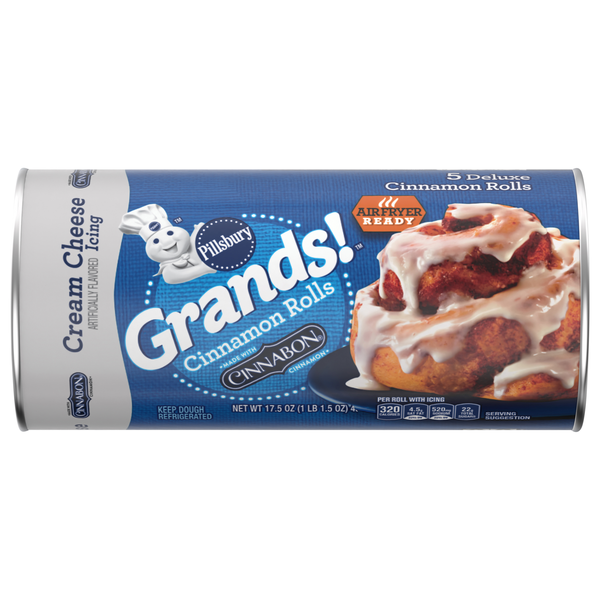 Pillsbury Grands! Cinnamon Rolls with Cream Cheese Icing - 5 ct
