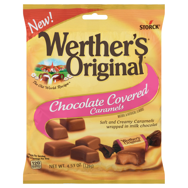 Werther's Original Chocolate Covered Soft Caramels Candy