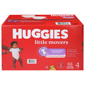 Huggies Little Movers Size 4 Baby Diapers 22-37 Ib