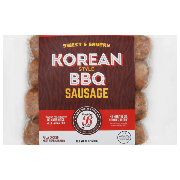 Brooklyn Cured Korean Style BBQ Sausage - 4 ct