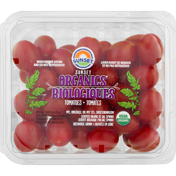 Sunset Organic Biologiques Tomatoes