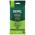 Repel Mosquito & Tick Insect Repellent Wipes