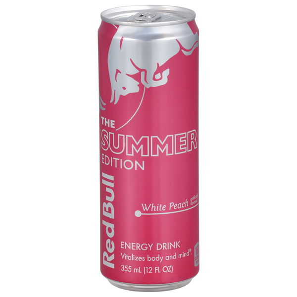 Red Bull The Summer Edition White Peach Energy Drink
