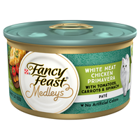 Fancy Feast Medleys Pate White Meat Chicken Primavera Wet Cat Food
