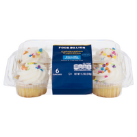 Food Lion Bakery Celebration Vanilla Cupcakes - 6 ct