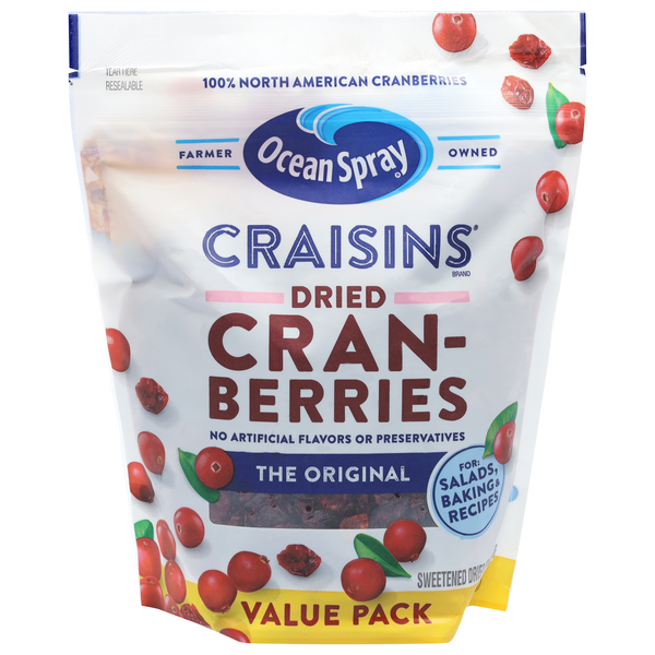 Save on Ocean Spray Craisins Dried Cranberries Original Order Online