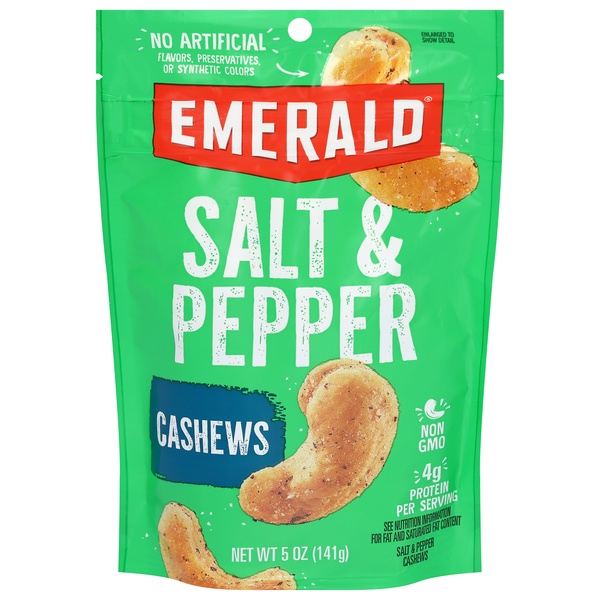 Emerald Salt & Pepper Cashews