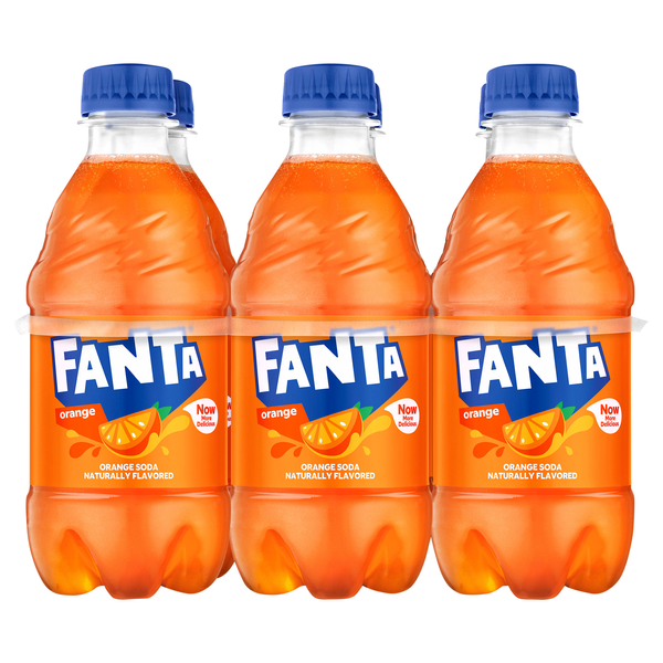 Fanta Orange Soda - 6 pk
