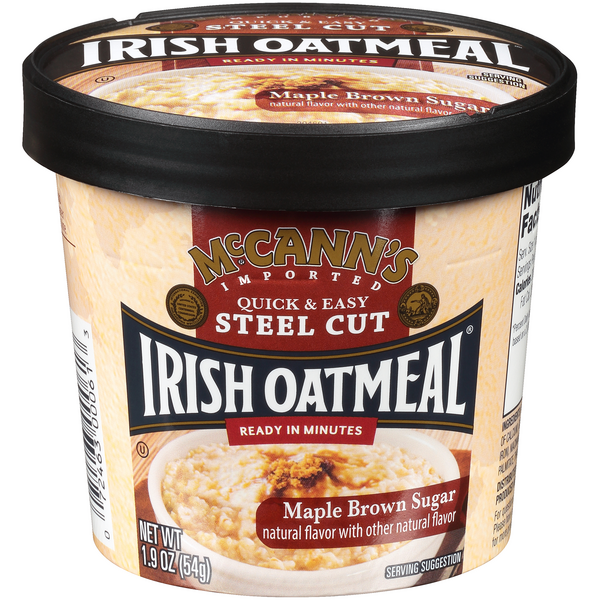Save on McCann's Steel Cut Irish Oatmeal Maple Brown Sugar Order Online