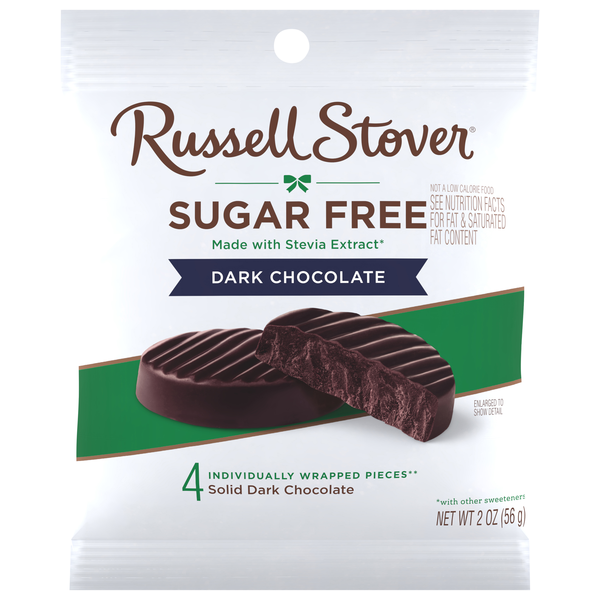 Russell Stover Sugar Free Dark Chocolate Candy