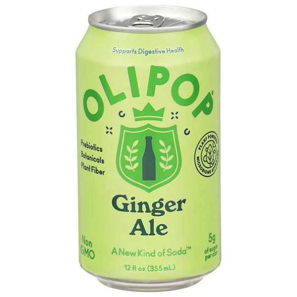 Olipop Ginger Ale Prebiotic Soda