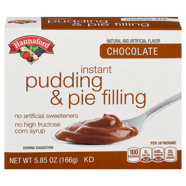 Hannaford Instant Pudding & Pie Filling Chocolate