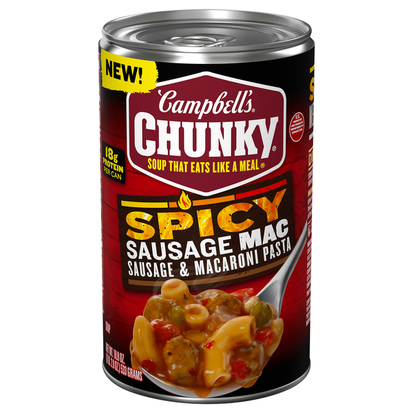 Campbell's Chunky Spicy Sausage Mac Soup
