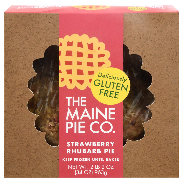 The Maine Pie Co. Gluten Free Strawberry Rhubarb Pie Frozen