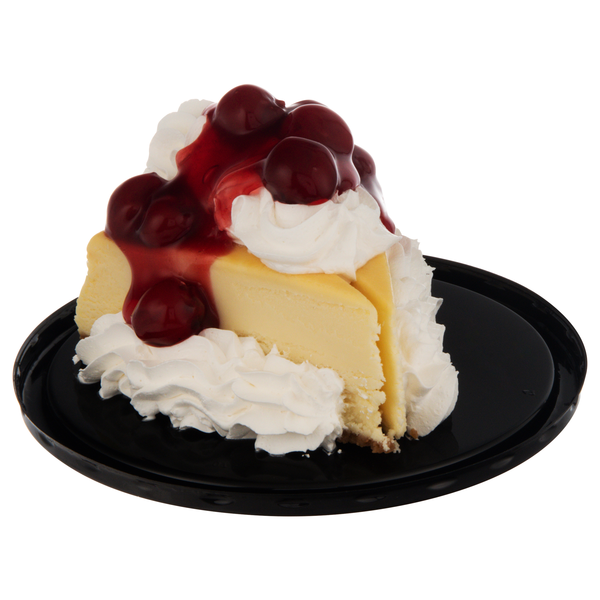 Hannaford Party of Two Cherry Topped Cheesecake Slice
