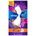 Always Radiant Size 4 Light Clean Scent Overnight Pads with Wings