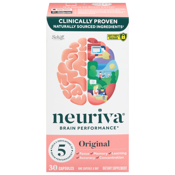 Neuriva Brain Performance Dietary Supplement Capsules