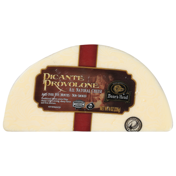 Boar's Head Natural Picante Provolone Cheese 1/2 Wheel