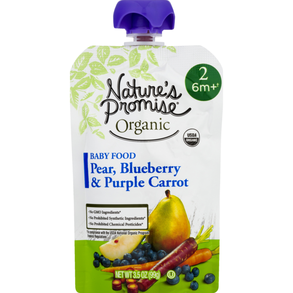 organic pear baby food