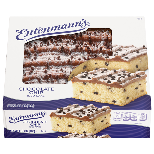 Entenmann's Chocolate Chip Iced Cake