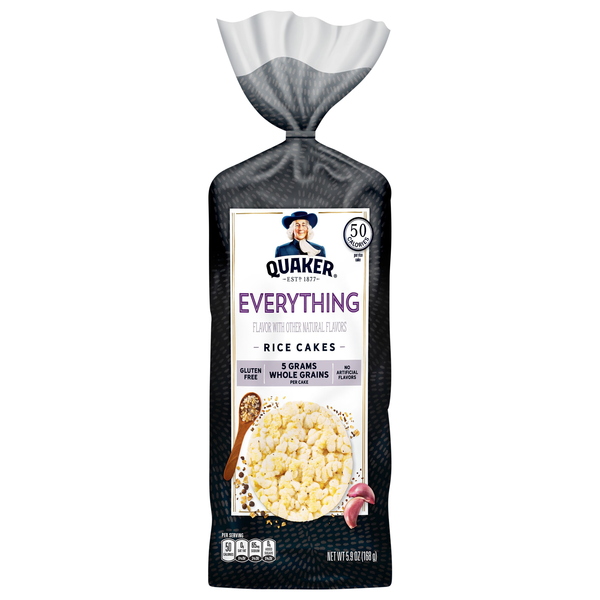 Quaker Gluten Free Everything Rice Cakes