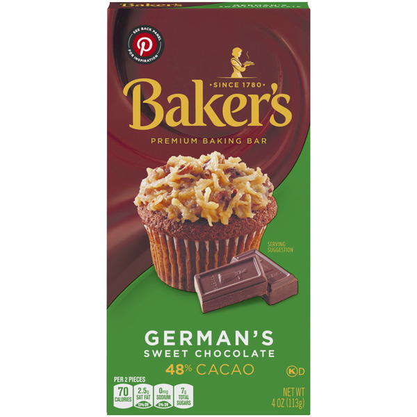 Baker's SemiSweet Chocolate Premium Baking Bar With 56 Cacao, Oz Box