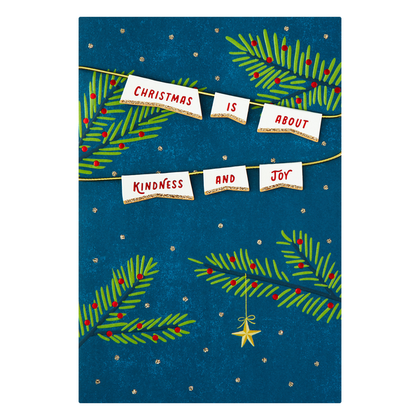 Hallmark Christmas Greeting Card (Kindness and Joy)