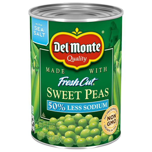 Del Monte 50% Less Sodium Sweet Peas