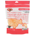 Hannaford Natural Reduced Fat Fancy Shredded Mexican Style 4 Cheese Blend