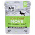 I and Love and You Top That Move Beef + Bison Recipe Dog Food Topper
