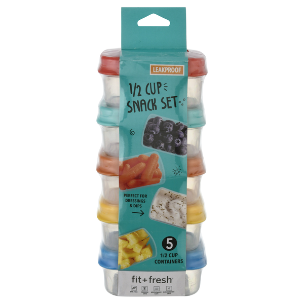 Fit & Fresh 1/2 Cup Snack Set