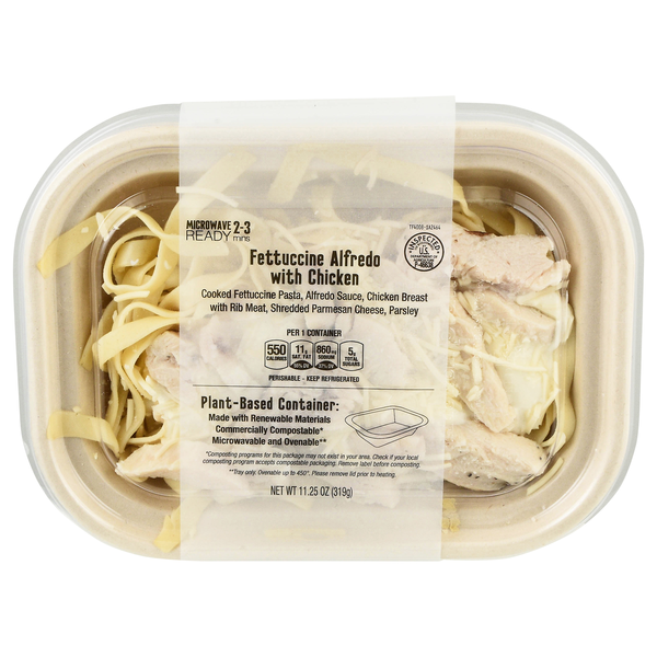 Hannaford Fettuccine Alfredo with Chicken Fresh