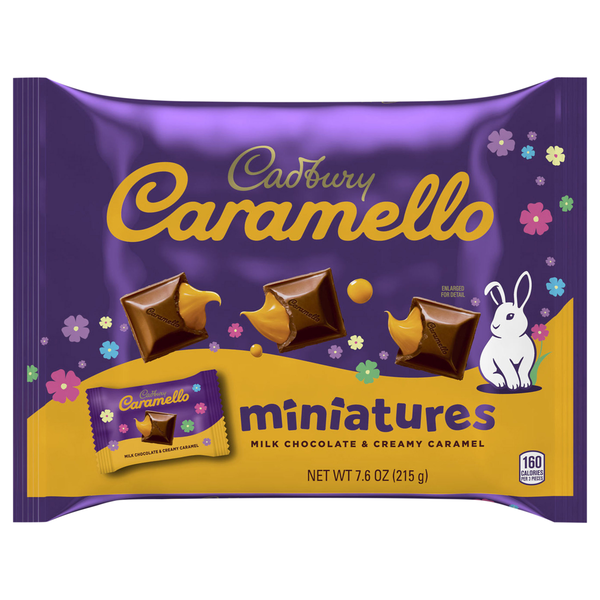 Cadbury Caramello Milk Chocolate & Caramel Miniatures Easter Candy Bars