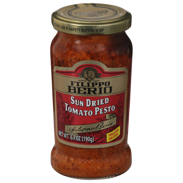 Filippo Berio Italian Recipe Sun-Dried Tomato Pesto Pasta Sauce