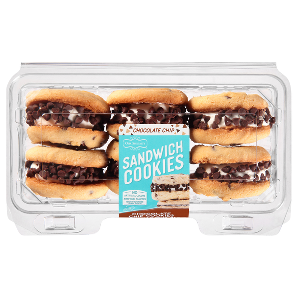 Our Specialty Treat Shop Chocolate Chip Sandwich Cookies - 6 ct