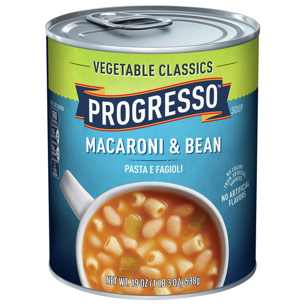 Progresso Vegetable Classics Macaroni & Bean Pasta E Fagioli Soup