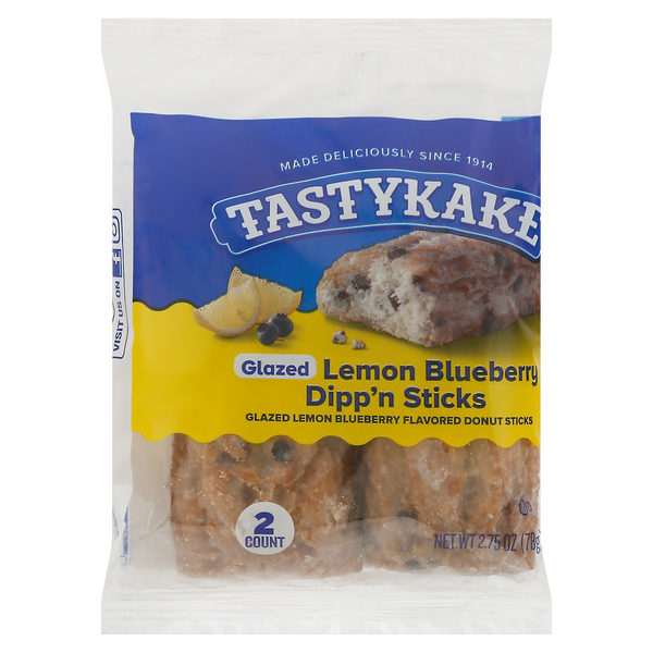 Save on Tastykake Dipp&amp;#39;n Sticks Glazed Lemon Blueberry - 2 ct Order ...