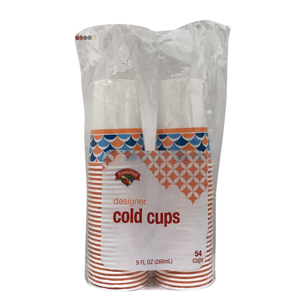 Hannaford Designer Cold Cups 9 oz