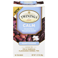 Twinings Caffeine Free Calm Adaptogens Fig & Vanilla Herbal Tea Bags