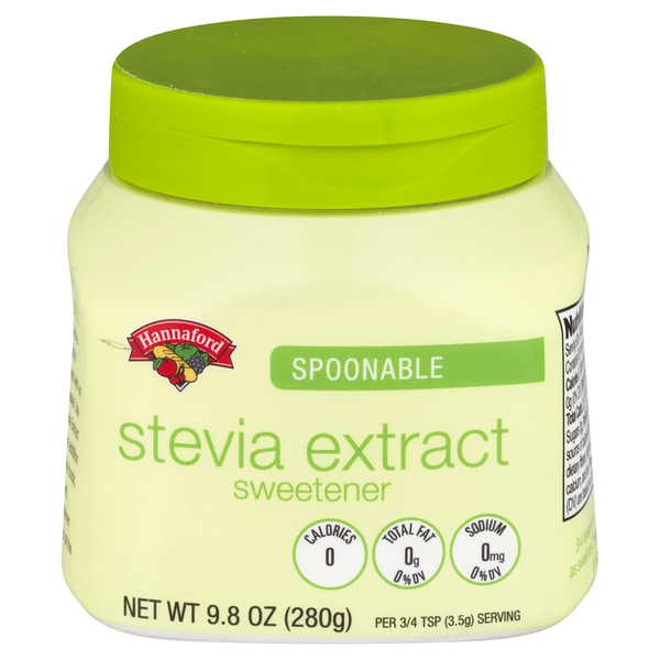 Hannaford Zero Calorie Stevia Extract Sweetener Spoonable