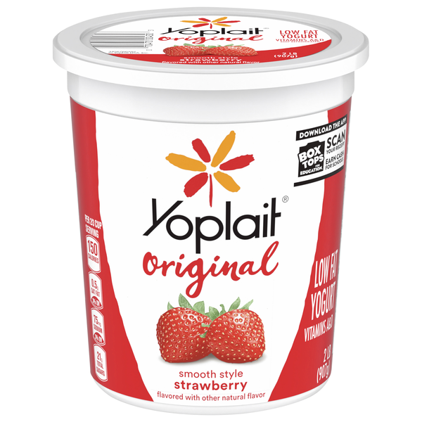 Yoplait Original Low Fat Strawberry Yogurt