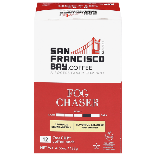 San Francisco Bay Fog Chaser Dark Roast OneCUP Coffee Pods