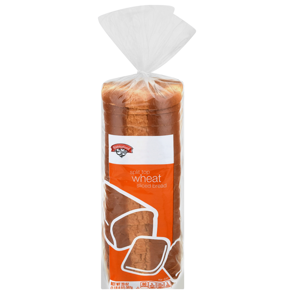 Hannaford Split Top Wheat Bread Sliced