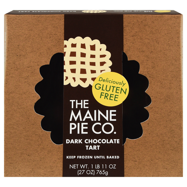 The Maine Pie Co Gluten Free Dark Chocolate Tart Frozen