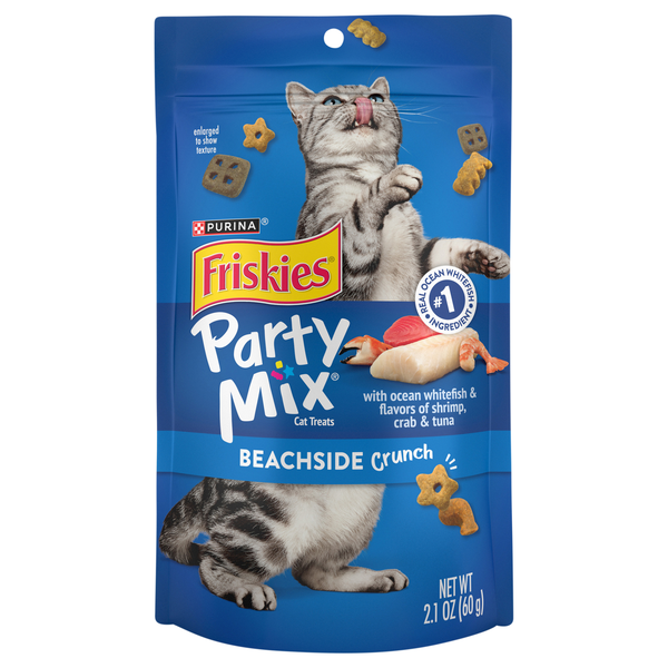 Friskies Party Mix Beachside Crunch Cat Treats