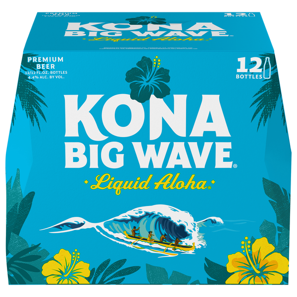 Kona Brewing Co. Big Wave Golden Ale Beer - 12 pk